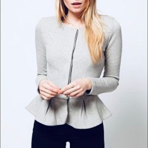 Asos peplum frill jacket
